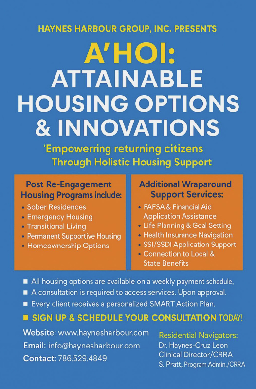 A'HOI Returning Citizens Flyer